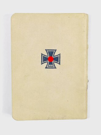 "Morgen marschieren wir - Liederbuch der deutschen Soldaten", OKW, 1939, 128 Seiten, 10,5 x 14,5 cm, die ersten beiden Seiten sind herausgerissen, gebraucht