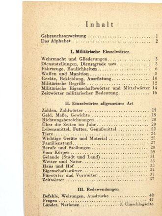 "Wehrmacht-Sprachführer Deutsch-Russisch",...