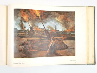 "Flak an Rhein und Ruhr", hrsg. v. Luftgaukommando VI / Münster i. W. Wehrbetreuung 1942", Drucke der Werke von Harald Seiler, 63 Seiten, 21 x 30 cm, gebraucht