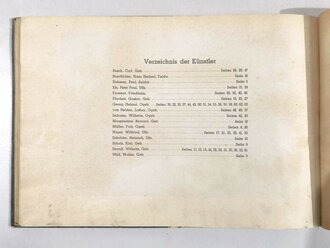 "Flak an Rhein und Ruhr", hrsg. v. Luftgaukommando VI / Münster i. W. Wehrbetreuung 1942", Drucke der Werke von Harald Seiler, 63 Seiten, 21 x 30 cm, gebraucht