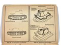 Dienstvorschrift " Panzerabwehr aller Waffen", Heft 2a, Panzer-Erkennungsdienst, Sowjet-Rußland, Marineoberkommando Ostsee/Oberkommando des Heeres, 27.1.1942, 23 Seiten, 16 x 12 cm, gebraucht