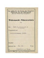 Wehrmacht Führerschein, Frankfurt am Main, 25.7.1942, 10,5 x 14,5 cm, gebraucht