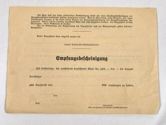 Reichsstelle für Lederwirtschaft, "Ermächtigungsschein für die Erteilung eines Bezugsscheins für 1 Paar Arbeitsschuhe mit Holzsohle", Berlin, 1. Juli 1941, DIN A5, gebraucht