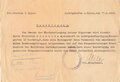 Deutschland nach 1945 , Rechnung für Volksempfänger und zugehörige Bestätigung der "Polizeistation 6 Ludwigshafen-Oppau",