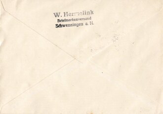 Ganzsache auf Briefumschlag, "München - Hauptstadt der Bewegung - Begegnung Hitler Mussolini 18.6.1940", ungelaufen