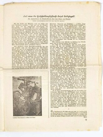 "Soldatenzeitung des LG XII/XIII", Titelblatt: "Es spricht der Führer!", Nr. 45, Wiesbaden, 12. November 1941, DIN A4, gefaltet und gebraucht