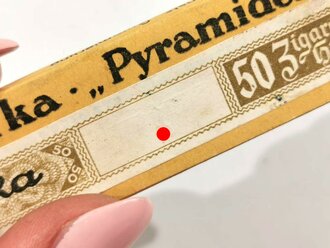 Efka Zigarettenpapier, ungeöffnete Packung, Steuerbanderole mit Hakenkreuz
