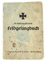Evangelisches Feldgesangbuch, kleinformatig, 95 Seiten, innen bemalt