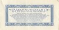 Verrechnungsschein für die deutsche Wehrmacht, 5 Reichsmark, datiert 1944