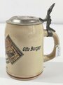 Erinnerungskrug 0,5 Liter " Zur Erinnerung a.m. Arbeitsdienstzeit in Speyerdorf/Pf 1934/35. Unbeschädigt, gebraucht