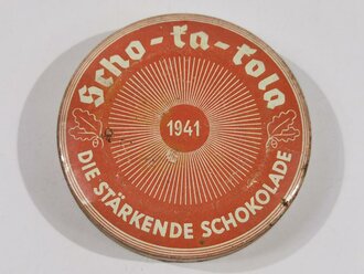 Scho-ka-kola Dose Wehrmacht Packung datiert 1941