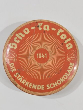 Scho-ka-kola Dose Wehrmacht Packung datiert 1941
