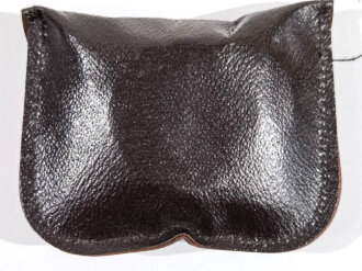 Allgemeine Schutzbrille Wehrmacht in Kunstlederhülle, guter Zustand, mit getönten Gläsern