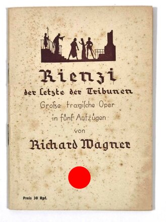 "Rienzi der letzte der Tribunen von Richard Wagner", 48 Seiten