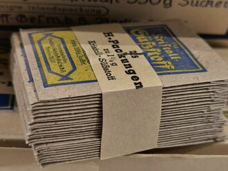 100 Briefchen "Kristall Süßstoff Saccarin" in der originalen Umverpackung