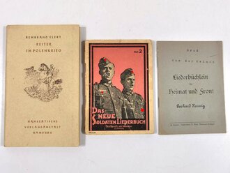 Konvolut 3 Bücher, Wehrmacht