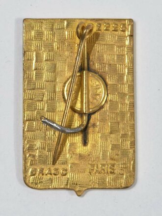 Frankreich nach 1945, Metallabzeichen/Badge, 53. Régiment dArtillerie (RA), Drago/Paris