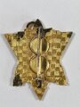 Frankreich nach 1945, Metallabzeichen/Badge, Service géographique des FFA, Artillerie, Drago/Paris