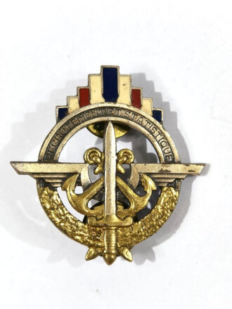 Frankreich, Metallabzeichen/Badge, Direction du...