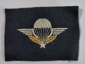 Frankreich nach 1945, Stoffabzeichen/Patch, Fallschirmjäger/Parachutiste, ca. 11 x 8 cm