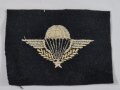 Frankreich nach 1945, Stoffabzeichen/Patch, Fallschirmjäger/Parachutiste, ca. 11 x 8 cm