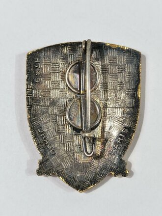 Frankreich nach 1945, Metallabzeichen/Badge, 451° Groupe dArtillerie Antiaéreienne Légère, " Age quod Agis", Drago/Paris