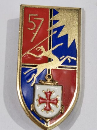 Frankreich nach 1945, Metallabzeichen/Badge, 57° Régiment dArtillerie, Delsart/Sens