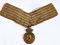 Frankreich vor 1870, Französische Revolution/Napoleonische Kriege, Medaille de Sainte Helene, mit Band, guter Zustand