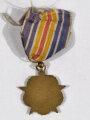 Frankreich 1. Weltkrieg, Médaille des blessés de guerre, mit Band, ca. 3,5 cm