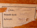 Kiste für 12 Stück 7,3cm R.Sprgr. ( Föhn ) datiert 1944. Rarität