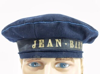 Frankreich WWII, Marinemütze "Jean-Bart", gebraucht, Löcher
