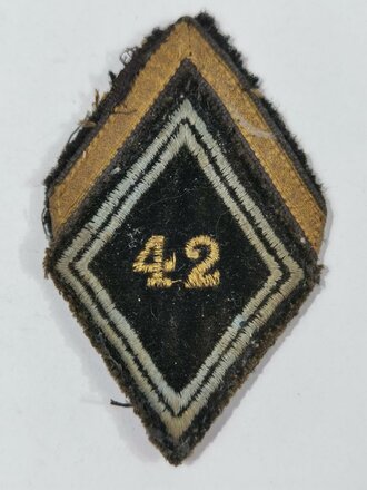 Frankreich nach 1945, Rangabzeichen, Soldat de 1re classe "42", gebraucht