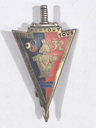 Frankreich nach 1945, Metallabzeichen, Spahis, Kolonialtruppen, Drago/Paris, gebraucht