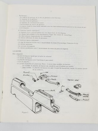 Frankreich nach 1945, Dienstvorschrift, Fusil 7,5mm,...