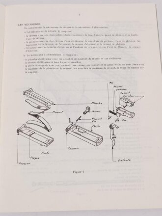 Frankreich nach 1945, Dienstvorschrift, Fusil 7,5mm, Modele 36, Ecole Superieure et dApplication du Materiel (ESAM), 1979, 31 Seiten, DIN A4, gebraucht