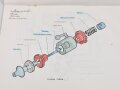 Frankreich nach 1945, Dienstvorschrift, Mortier de 60mm CS, Modele 1961/1961-67, Ecole Superieure et dApplication du Materiel (ESAM), 1989, 42 Seiten, DIN A4, gebraucht, Wasserschaden