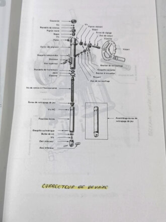 Frankreich nach 1945, Dienstvorschrif, Mortier 120mm raye, Tracte Modele F1, Ecole Superieure et dApplication du Materiel (ESAM), 1990, 82 Seiten, DIN A4, gebraucht, Wasserschaden