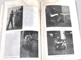 Frankreich nach 1945, Dienstvorschrift, Le Tir Au Fusil dAssault MAS 5,56 Modele F1, Ecole National des Sous-Officiers dActive (ENSOA), 86 Seiten, DIN A5, gebraucht, Wasserschade
