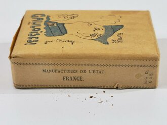 Frankreich WWII, Päckchen Zigaretten "20 Cigarettes de Troupe - Gauloises", ungeöffnet, guter Zustand