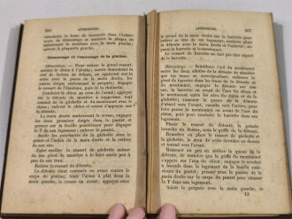 Frankreich, Dienstvorschrift für Manöver der Infanterie "Reglement sur les Manoeuvres de lInfanterie - Ecole du Soldat", Paris 1889, 238 Seiten, DIN A5,  gebraucht