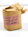 Frankreich 2.Weltkrieg, Rolle Zellstoffwatte in Originalverpackung, geöffnet