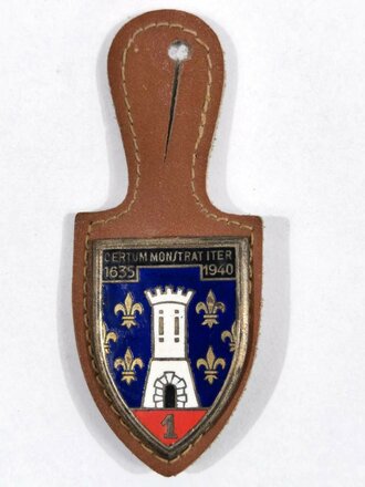 Frankreich nach 1945, Brustanhänger, "Certum Monstratiter 1635-1940 - 1", Drago/Paris, gebraucht