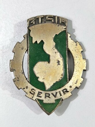 Frankreich nach 1945, Indochina, Metallabzeichen, 516° Groupe de Transport de Corps dArmée, Drago/Paris, gebraucht