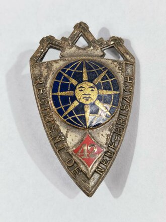 Frankreich nach 1945, Metallabzeichen "42 Regiment...