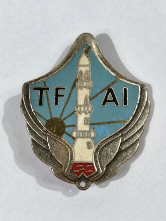 Frankreich nach 1945, Metallabzeichen, TFAI, Djibouti/Somalia, Drago/Paris, gebraucht, Stern fehlt
