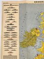 "Kriegskarte der Nordsee", genehmigt v. Oberkommando der Kriegsmarine, 1:3.350.00, Wien 1940, ca. 46 x 62, gefaltet, gebraucht
