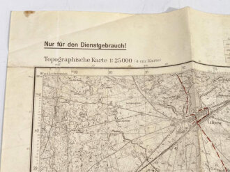 Ostpommern, Truppenkarte 1:25.000, "Neblin",...