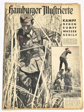 Hamburger Illustrierte "Kampf gegen Sumpf Wasser...