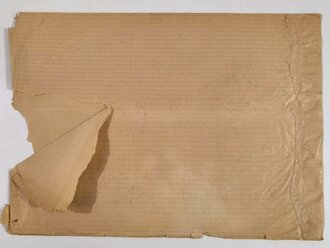 Bildblatt mit Originalumschlag, "Luftschiff Graf Zeppelin nach seiner glorreichen Weltreise am Ankerblatt", LZ 127 Graf Zeppelin, DIN A4, gebraucht