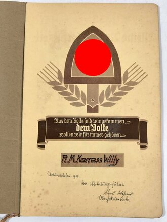 RAD "Meine Arbeitsdienstzeit 1935/36", Gau XXII...